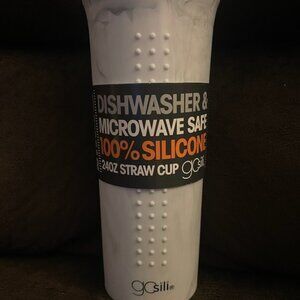 Go Sili- 24 oz straw cup- gray